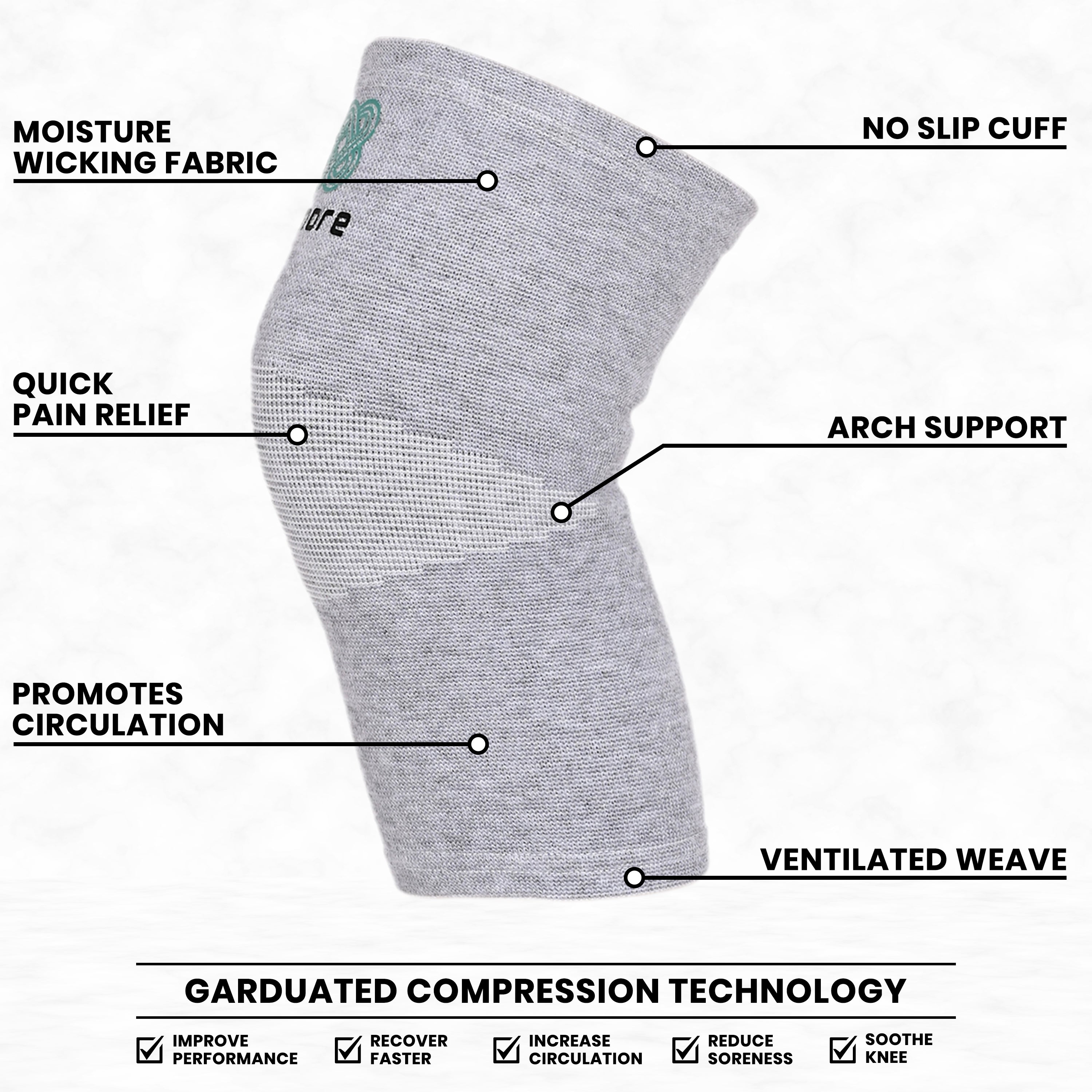 Remore® Bamboo Knee Sleeve