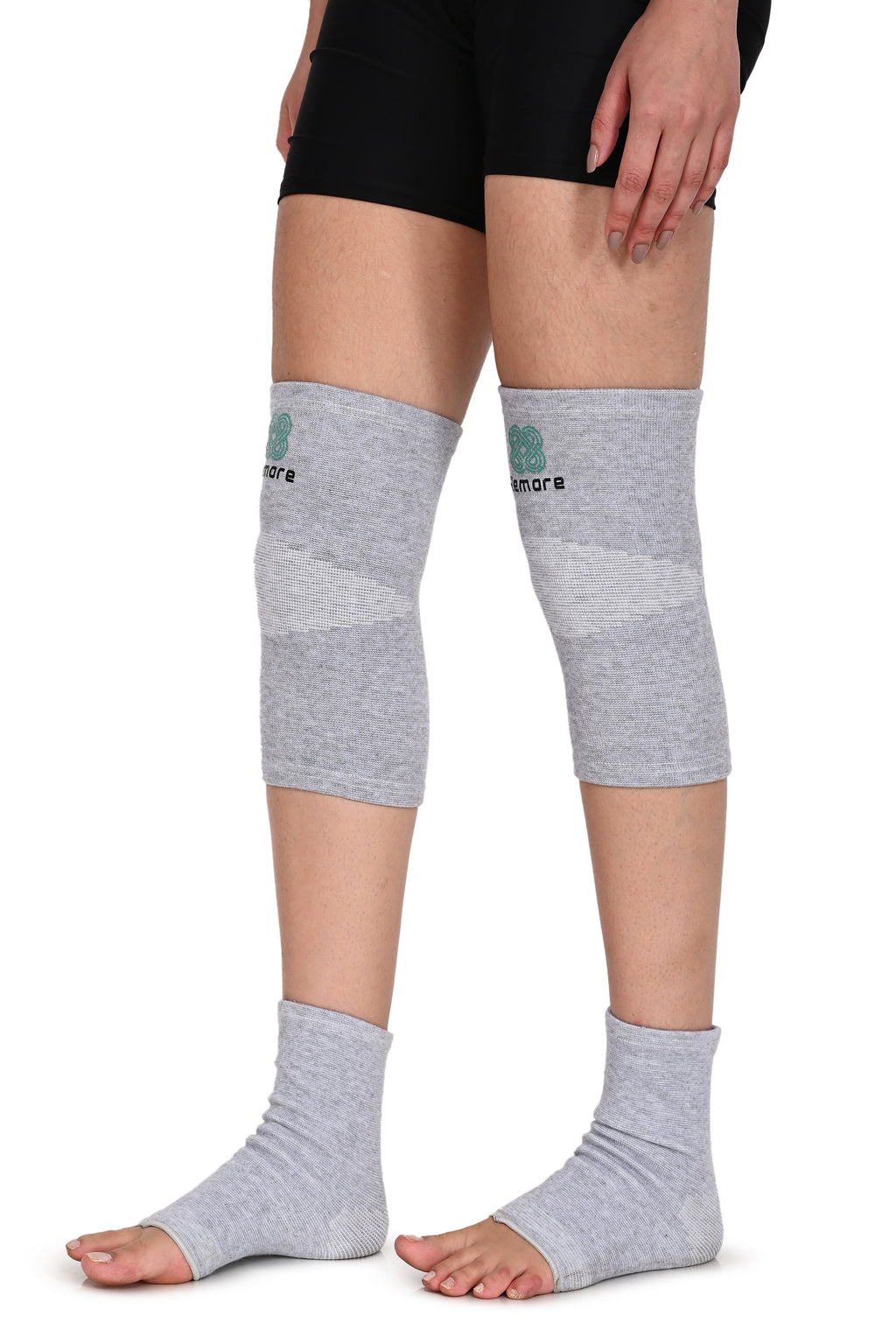 Remore® Bamboo Knee + Ankle Sleeve Combo